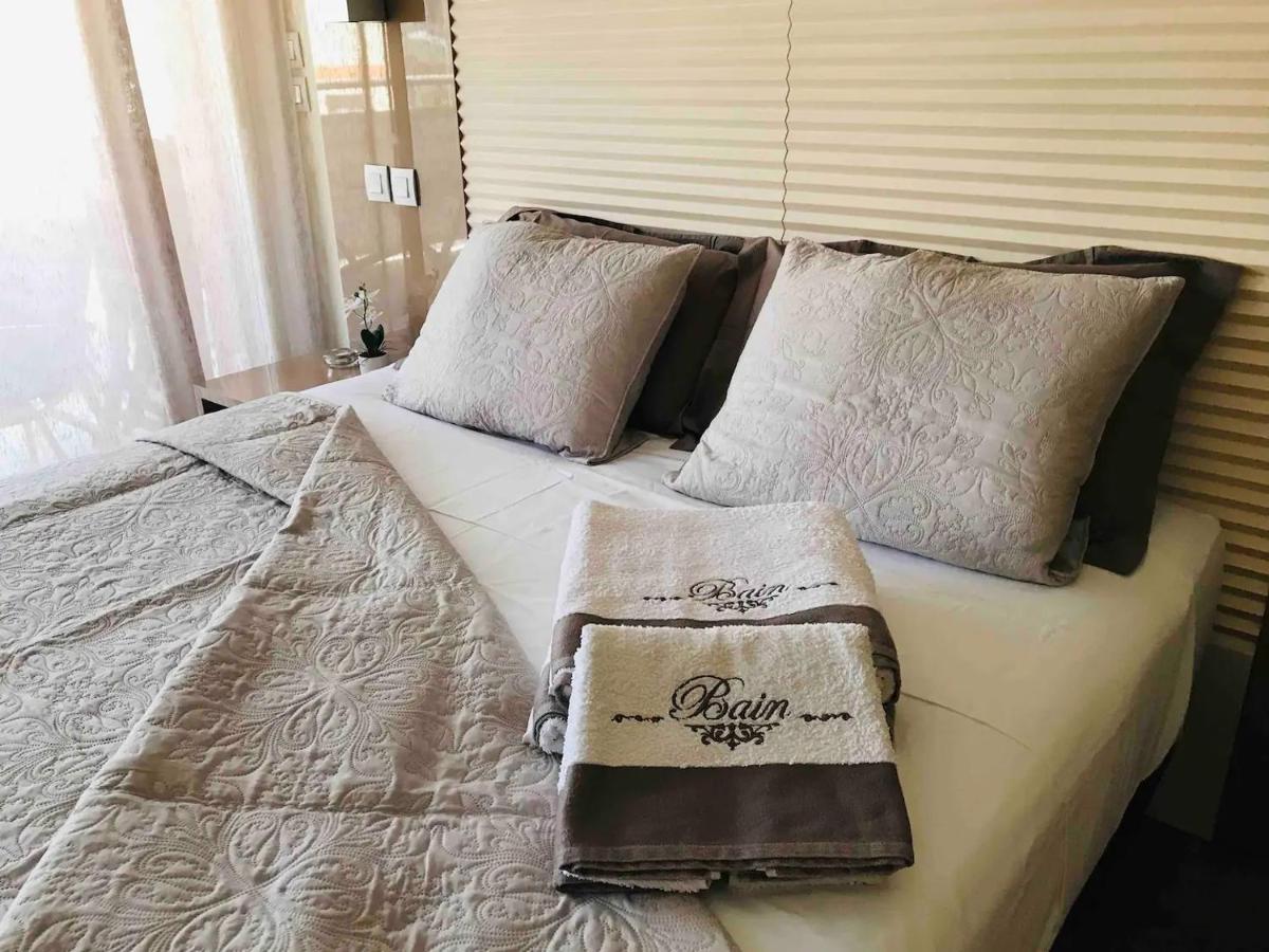 Cote D'Azur Joli Studio 50M Plage, Climatisation , Parking. Вильнёв-Лубе Экстерьер фото