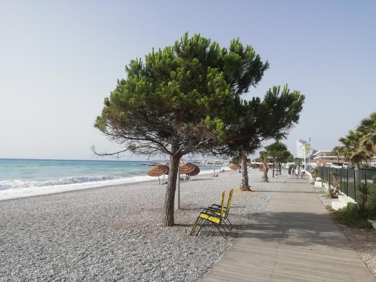 Cote D'Azur Joli Studio 50M Plage, Climatisation , Parking. Вильнёв-Лубе Экстерьер фото