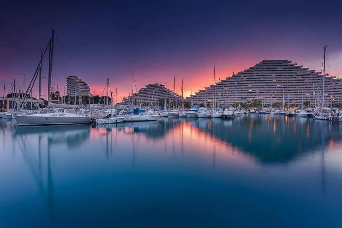 Cote D'Azur Joli Studio 50M Plage, Climatisation , Parking. Вильнёв-Лубе Экстерьер фото