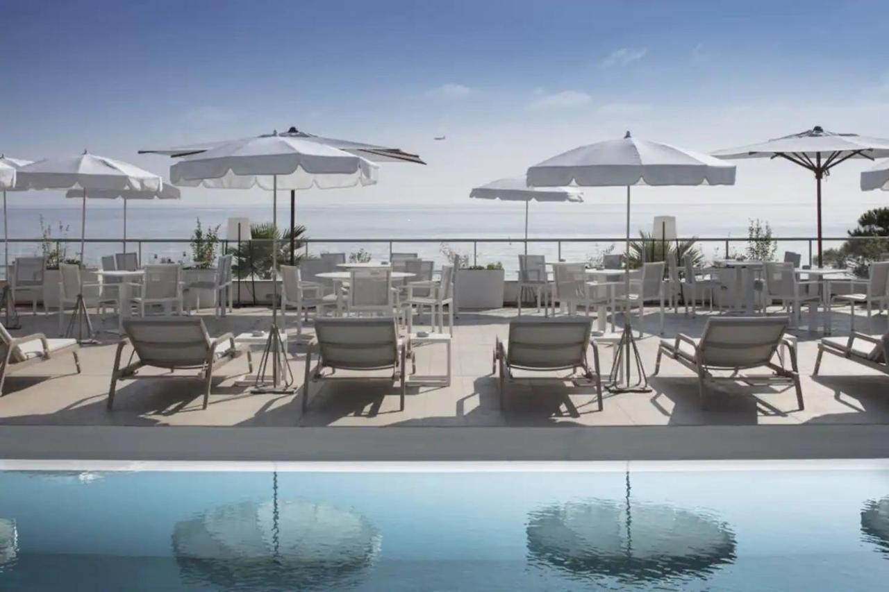 Cote D'Azur Joli Studio 50M Plage, Climatisation , Parking. Вильнёв-Лубе Экстерьер фото