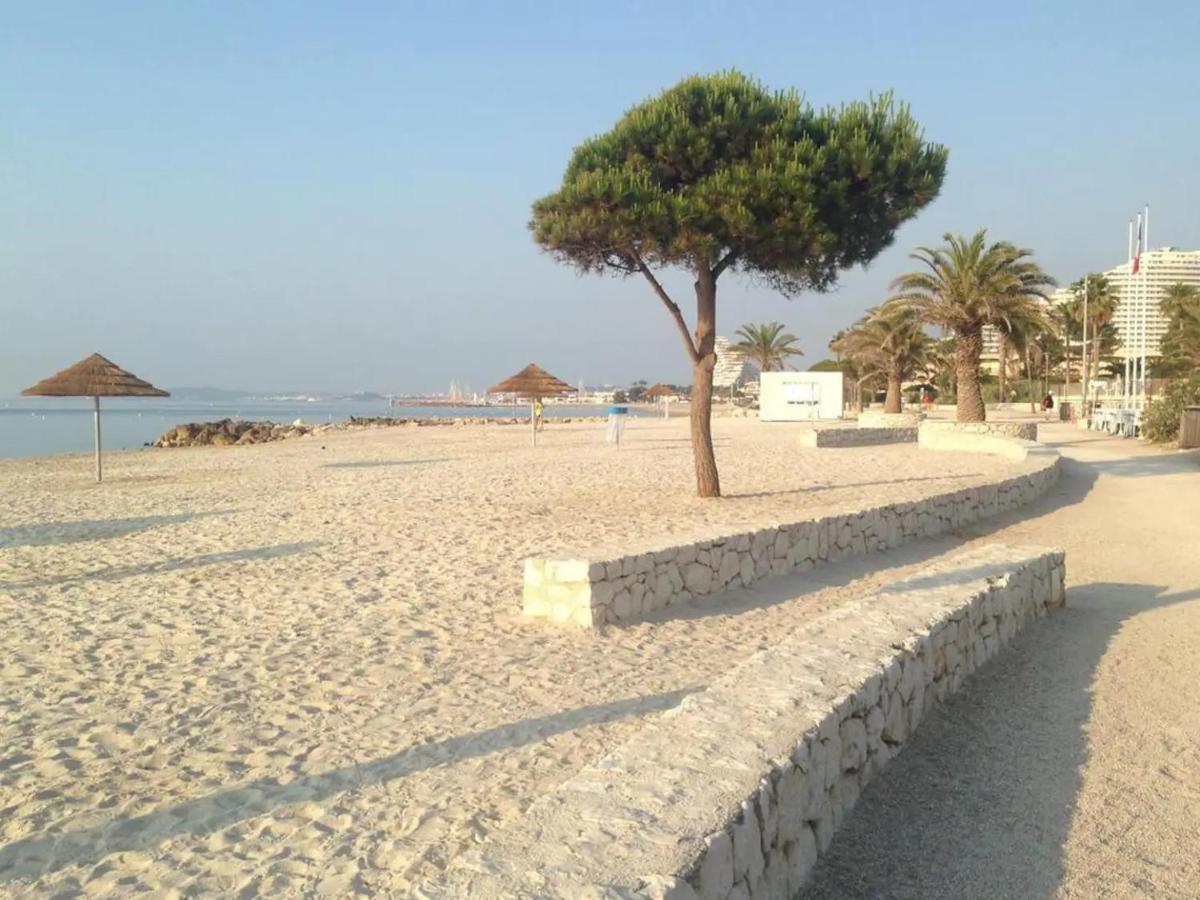 Cote D'Azur Joli Studio 50M Plage, Climatisation , Parking. Вильнёв-Лубе Экстерьер фото