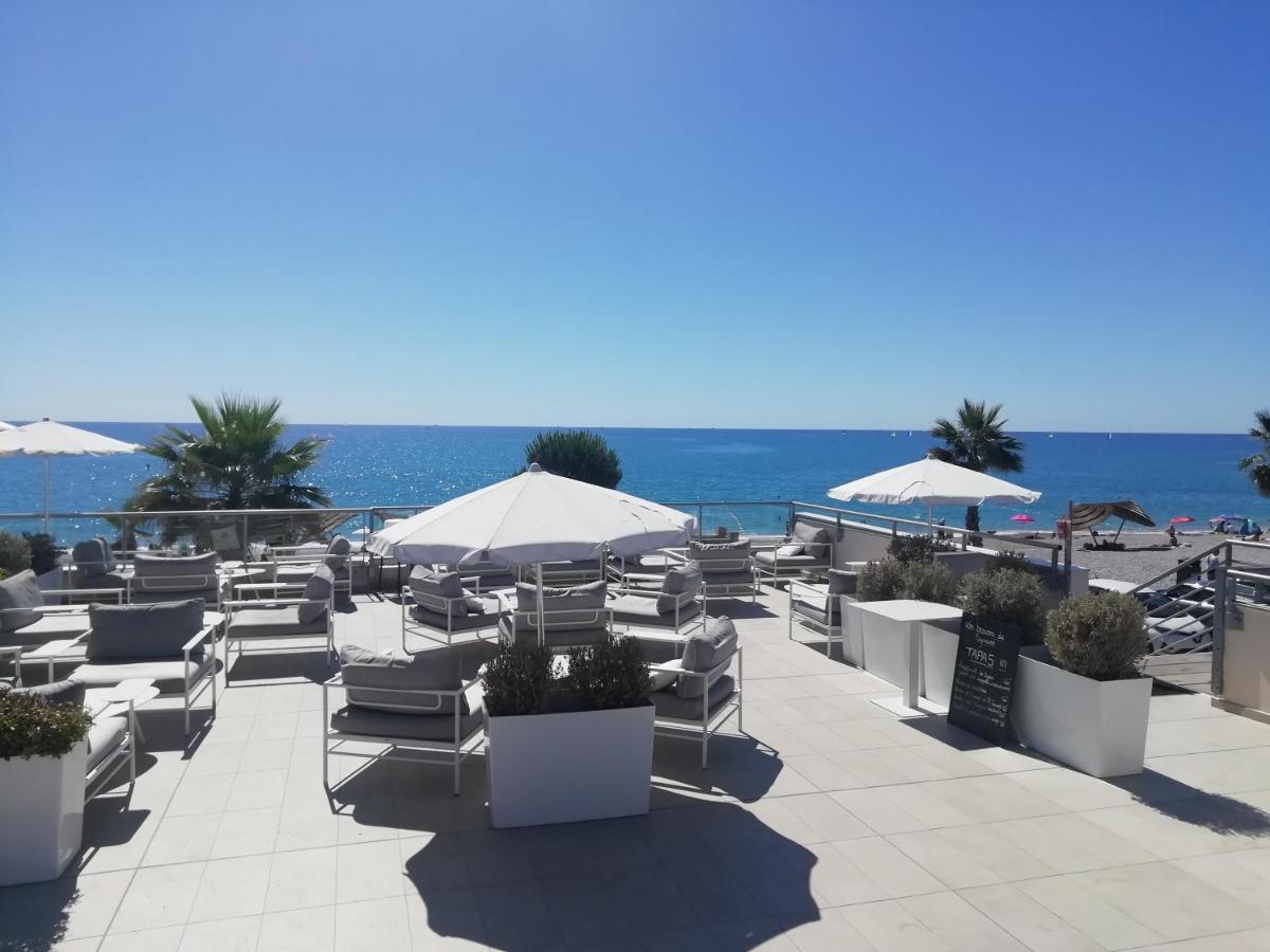 Cote D'Azur Joli Studio 50M Plage, Climatisation , Parking. Вильнёв-Лубе Экстерьер фото