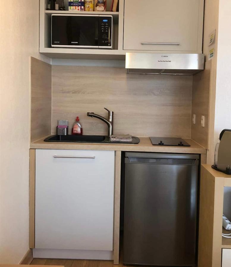 Cote D'Azur Joli Studio 50M Plage, Climatisation , Parking. Вильнёв-Лубе Экстерьер фото